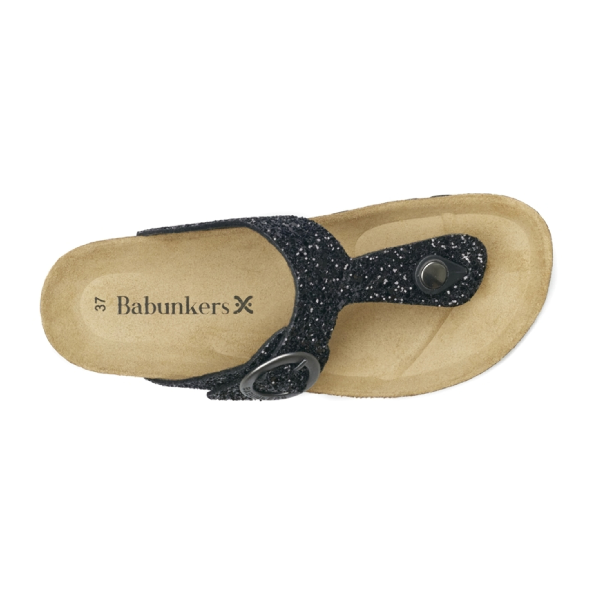 SANDALIA GRANADA BABUNKERS NEGRO