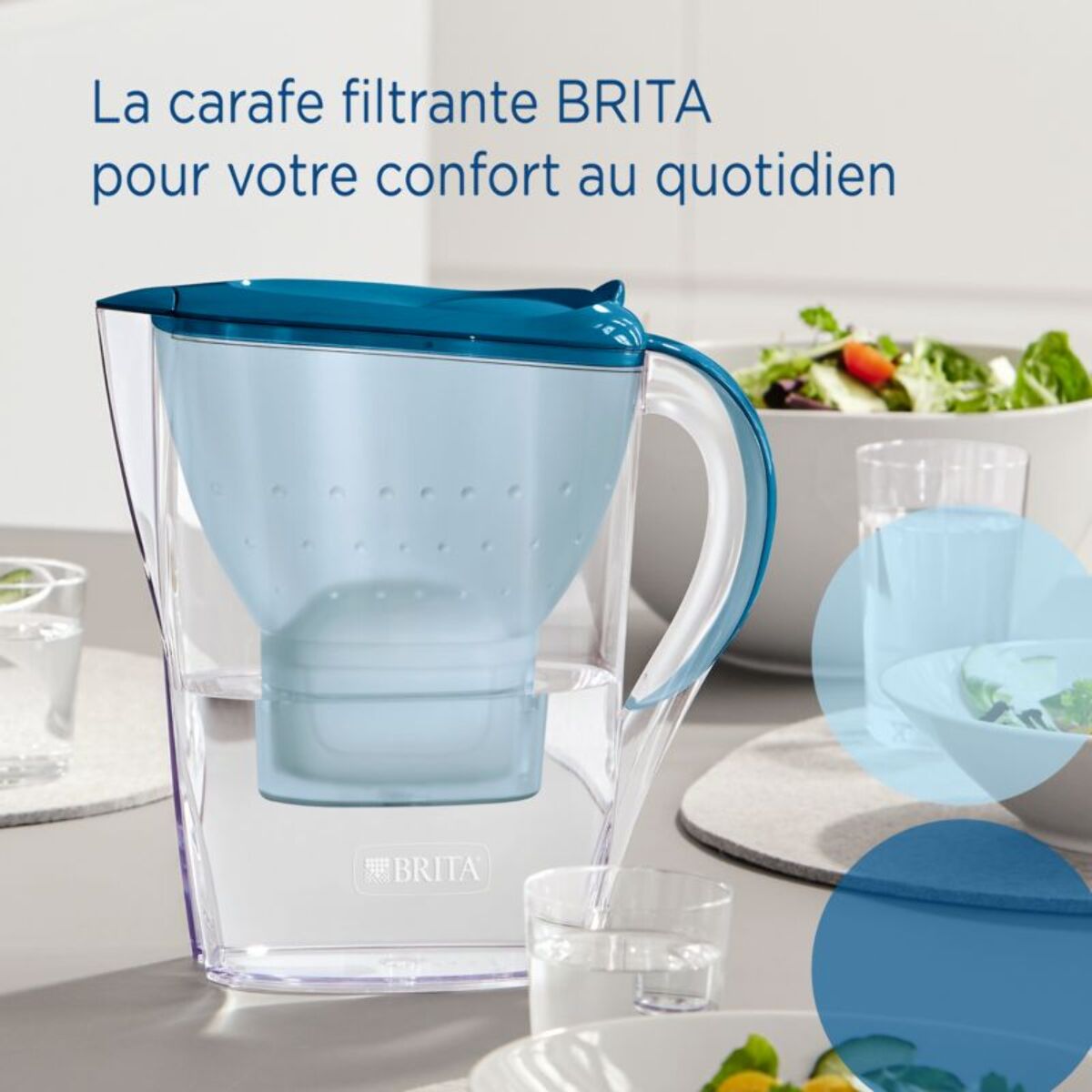 Carafe filtrante BRITA marella XL bleu