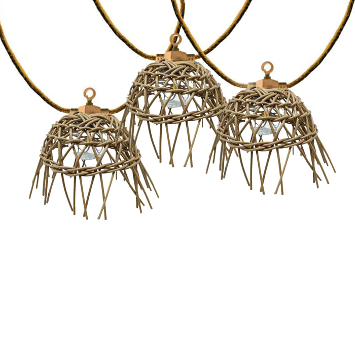 Guirlande solaire MINI HAWAI 10 LED 8M