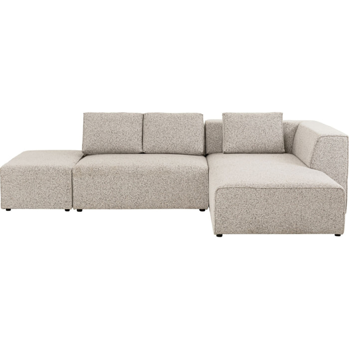 Canapé d'angle Infinity droite machiato Kare Design