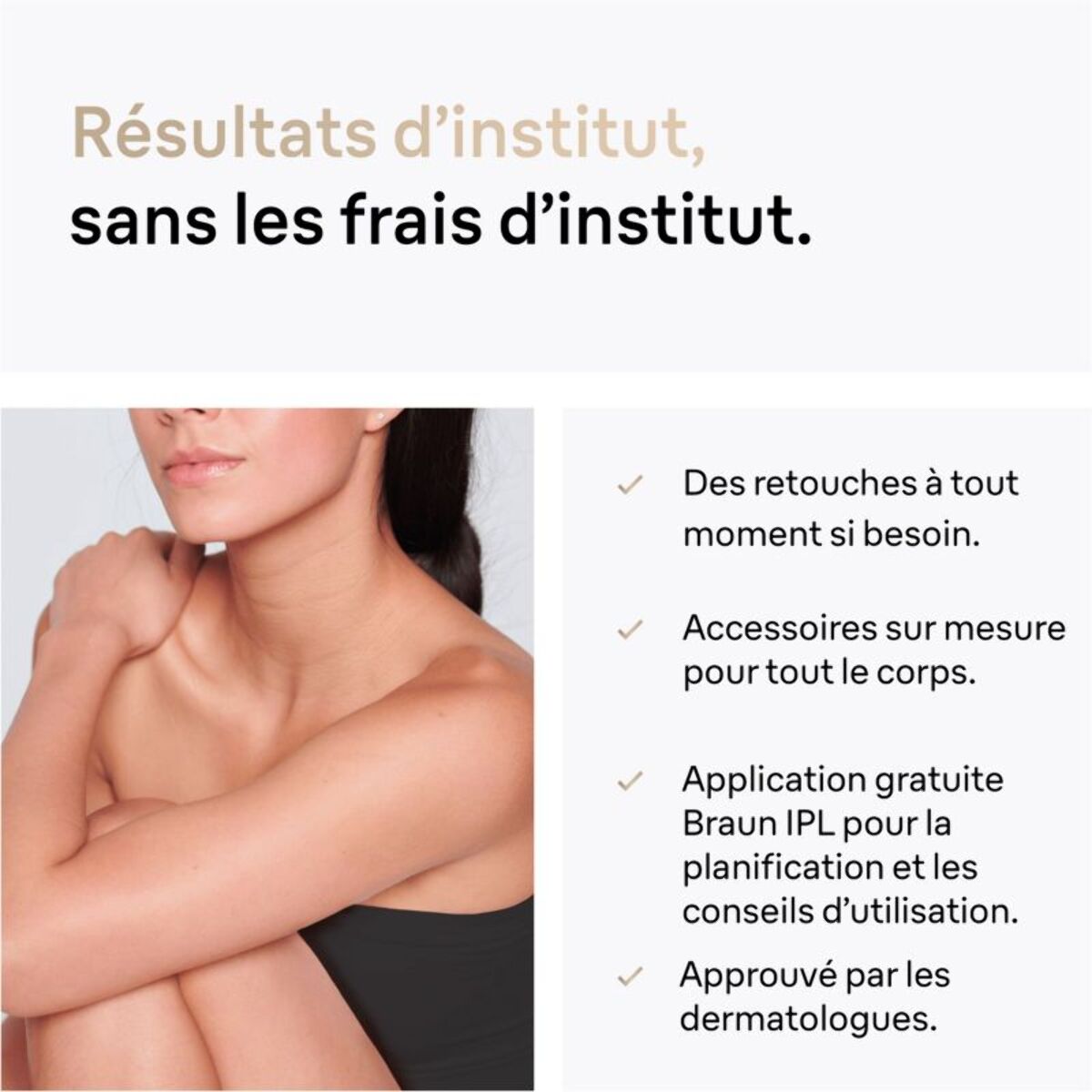 Epilateur lumière pulsée BRAUN IPL PL5154 Silk-expert pro 5, 2 têtes, 1 rasoir Gillette Venus, 1 pochette