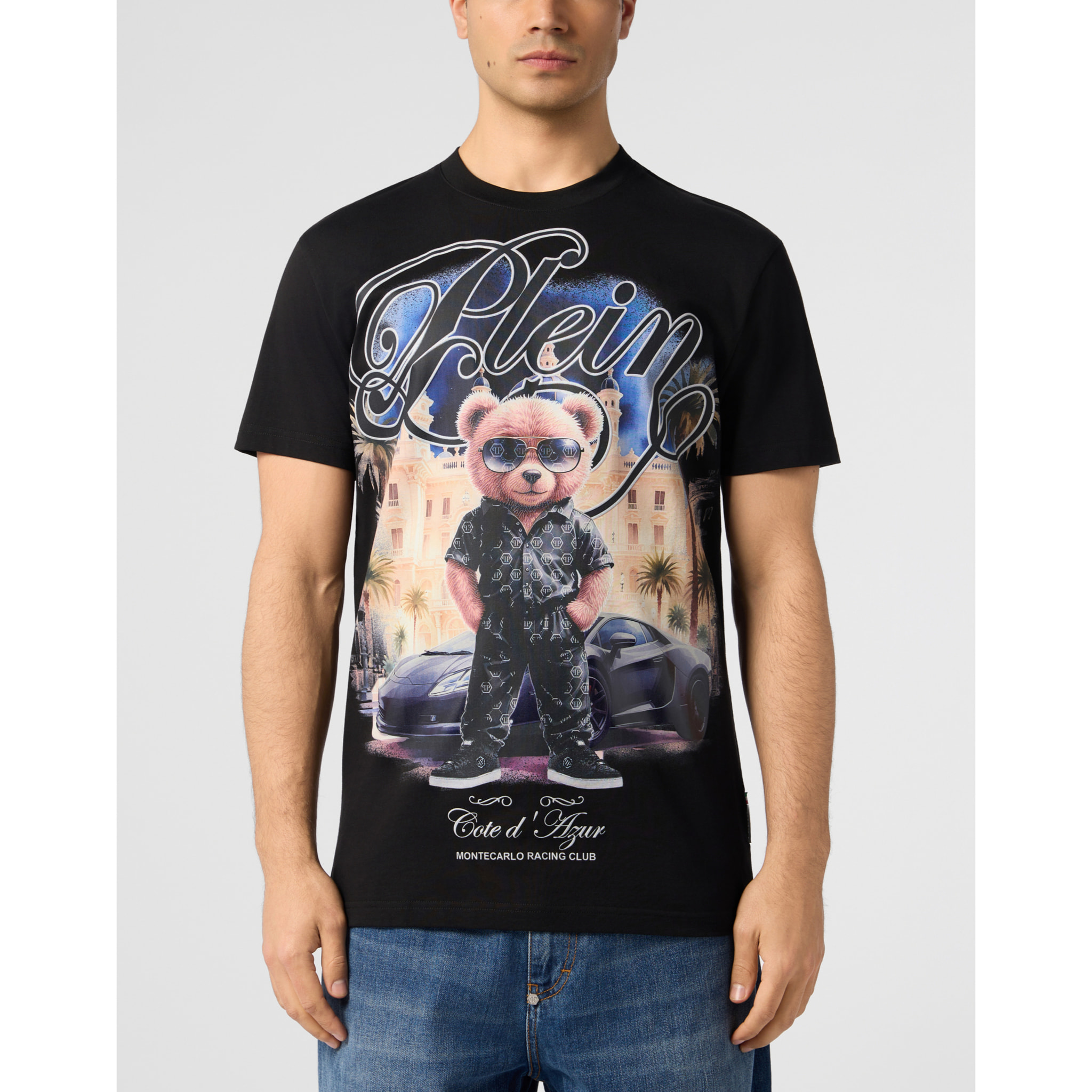 PHILIPP PLEIN Round Neck T-Shirt Teddy