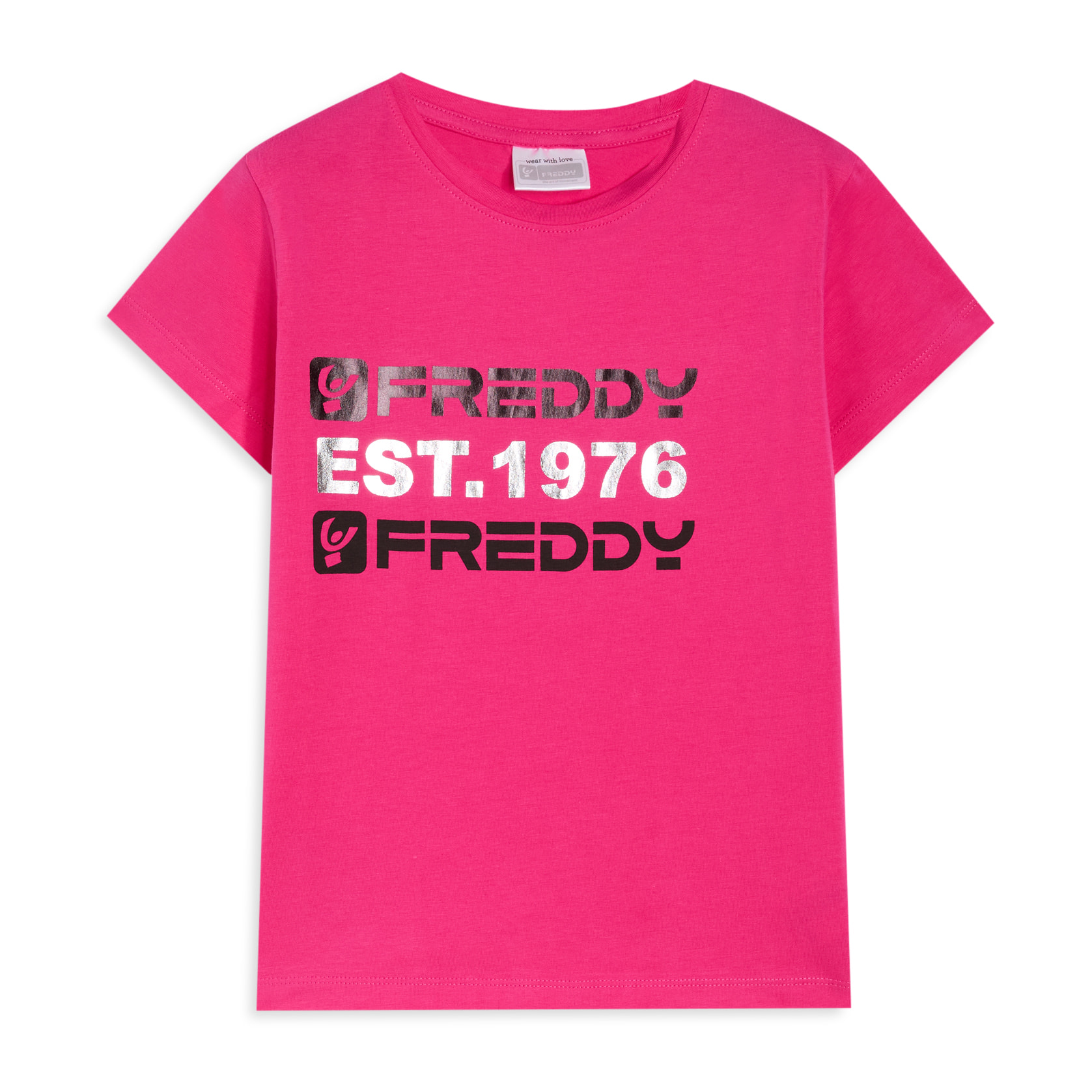 T-shirt Bambina Regular Fit con Maxi Stampa FREDDY