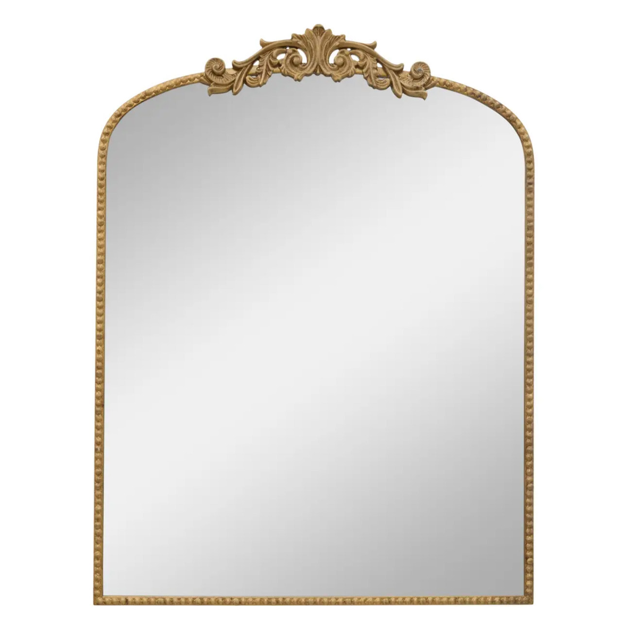 Miroir Mary arche 68x90cm doré