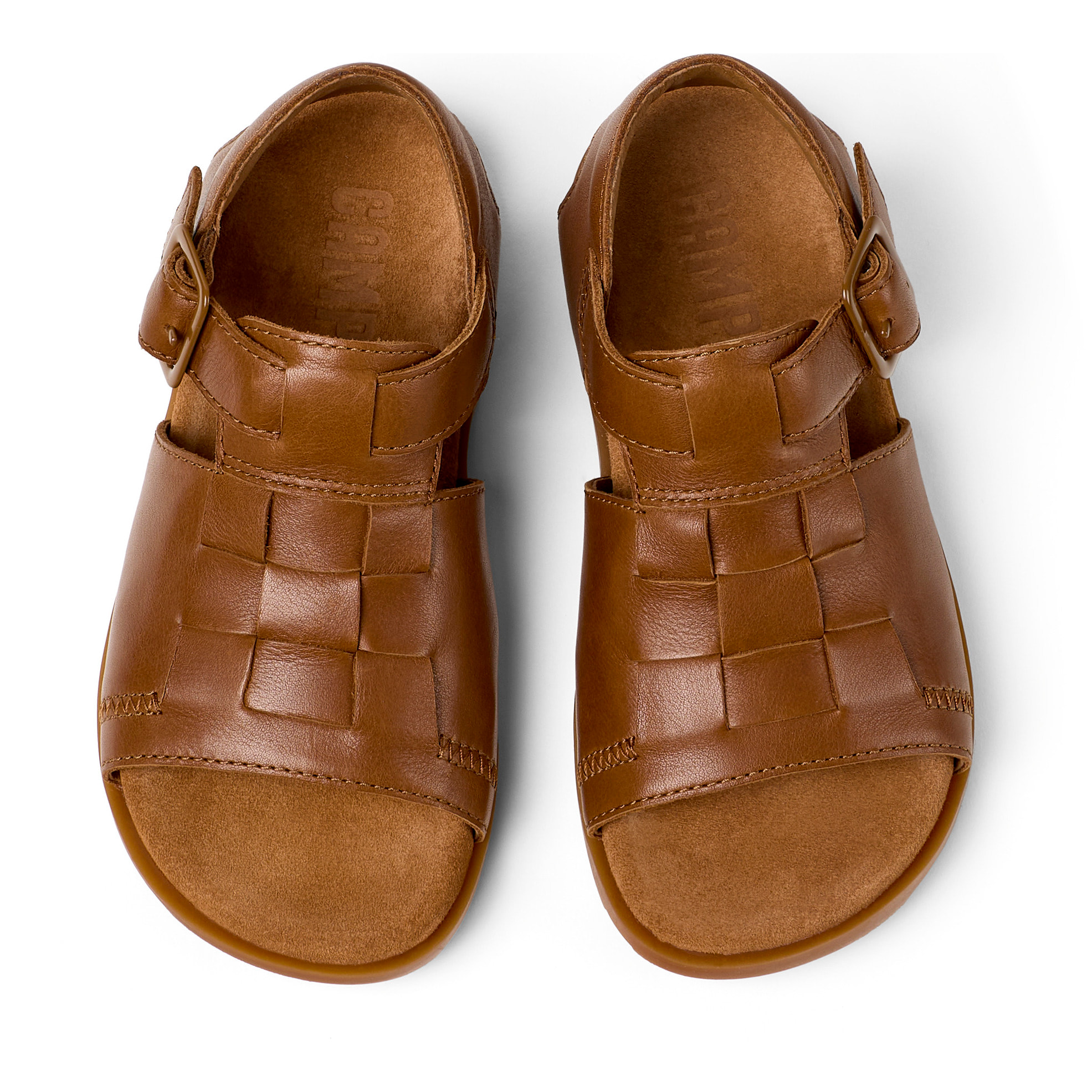 Sandalias - CAMPER Brutus - Marron - Cuero liso