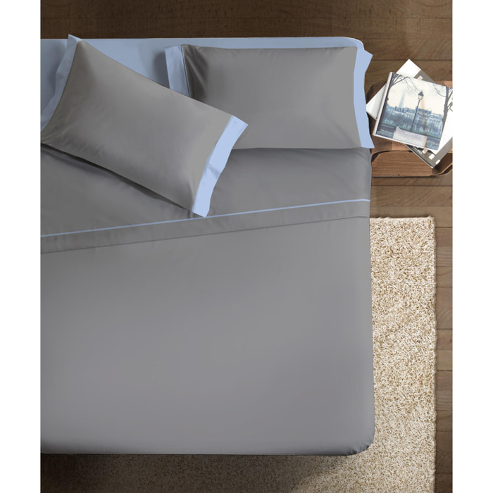 Completo letto Double-Color IPERSAN Grigio/Azzurro