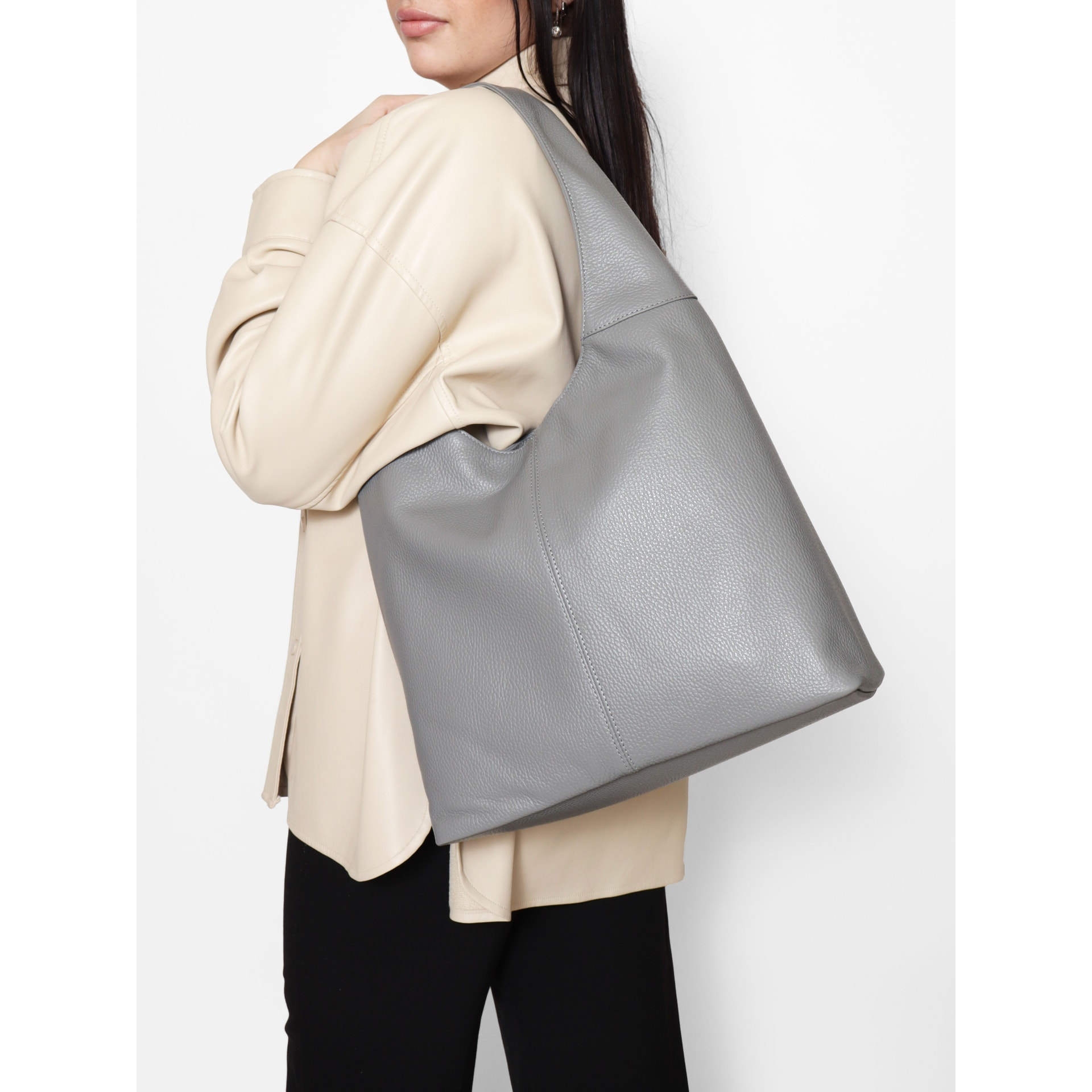 Borsa a mano da donna - Modello Aria - 100% pelle - 39.0 x 55.0 x 13.0 cm