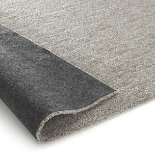 Tappeto Salotto Tinta Unita Grigio Melange