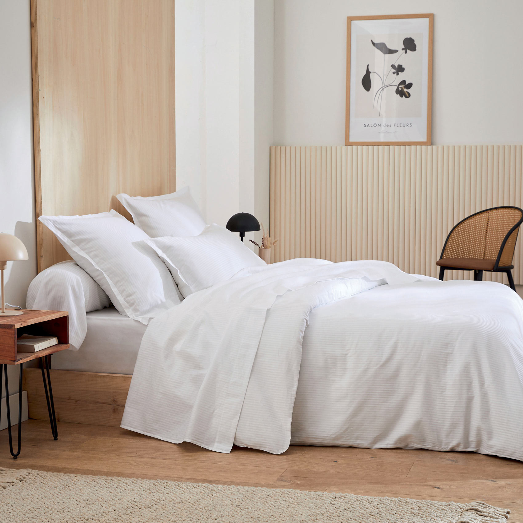 Taie d'oreiller esprit grand hôtel - Blanc