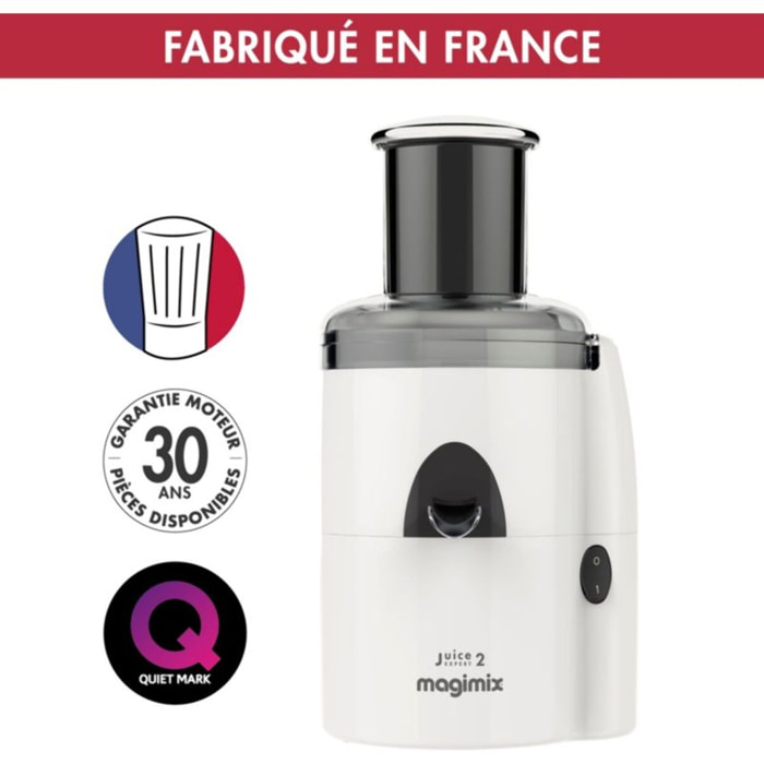 Extracteur de jus MAGIMIX 18080F Juice Expert 2 Blanc