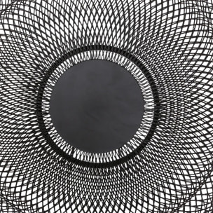 Corbeille en métal 27cm "Mesh" noir