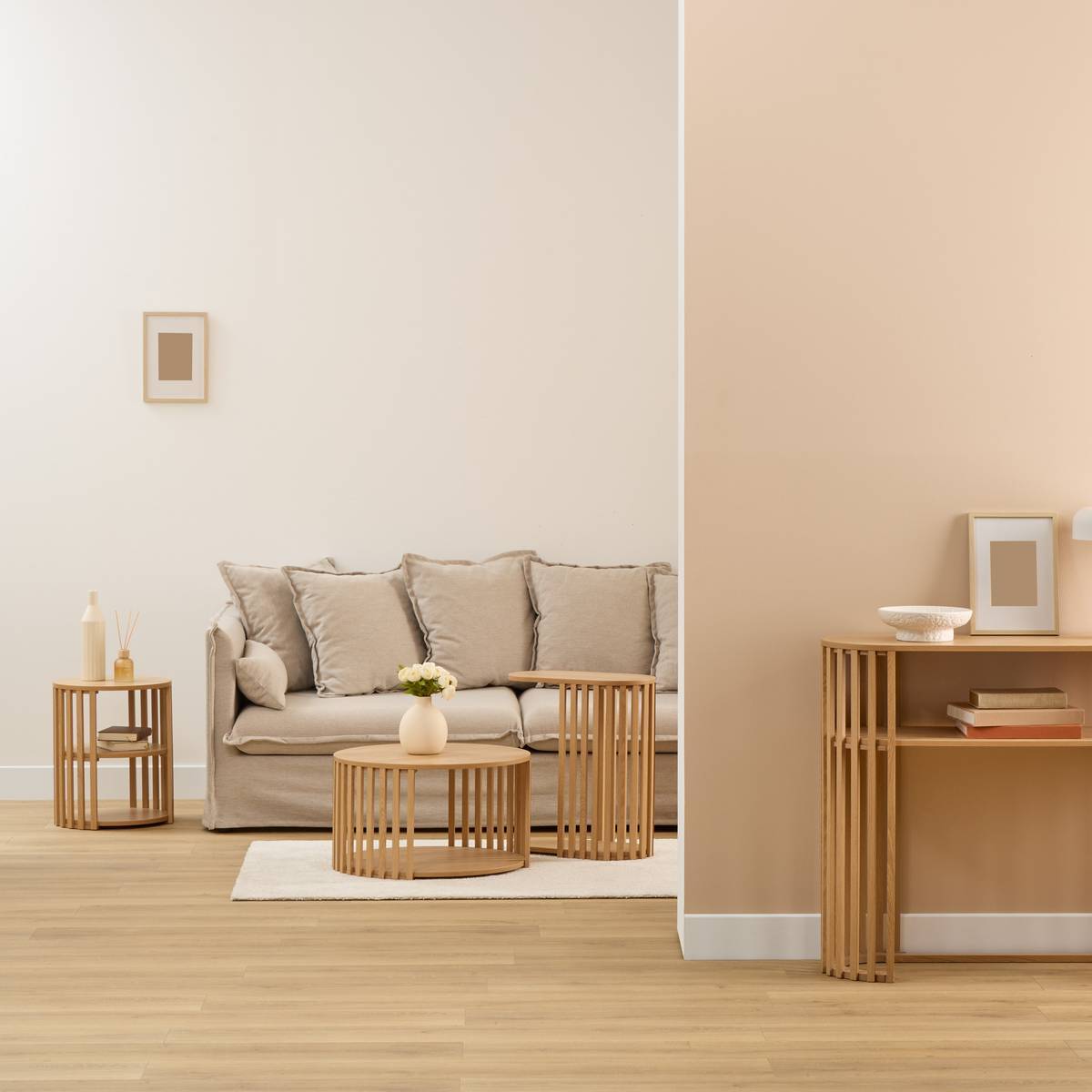 Table basse Slat 60x60x35cm
