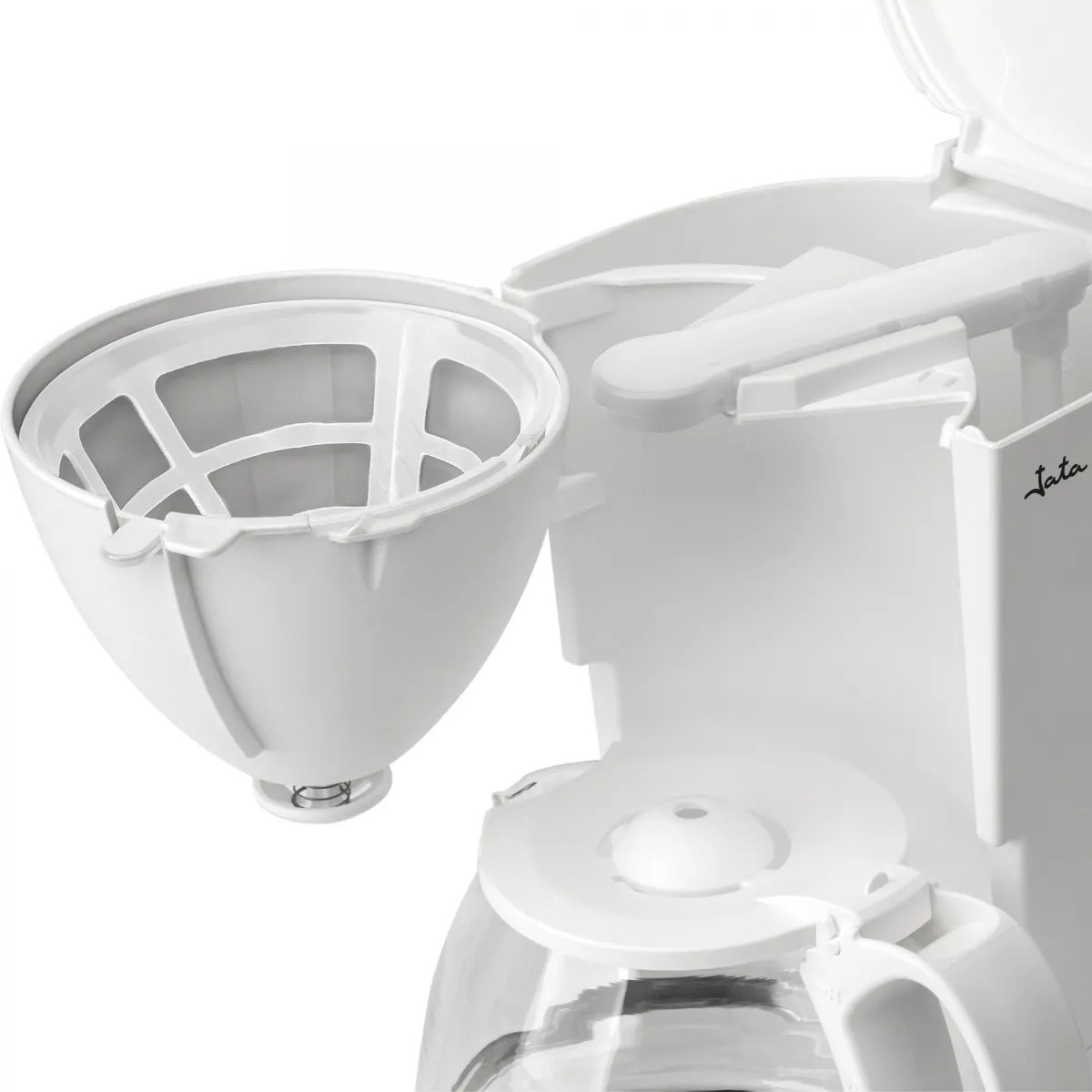 Cafetera de goteo JATA JECA1752 de 2 a 8 tazas. Con jarra de 750 ml. Filtro permanente