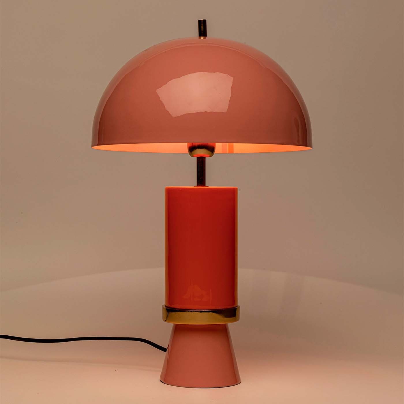 Lampe Josy rose et orange Kare Design