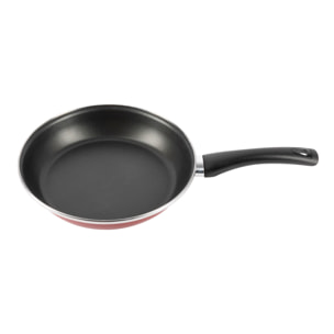 Juego de 2 Sartenes Ø20Ø26cm base roja CLASSIQUE en aluminio forjado Bergner