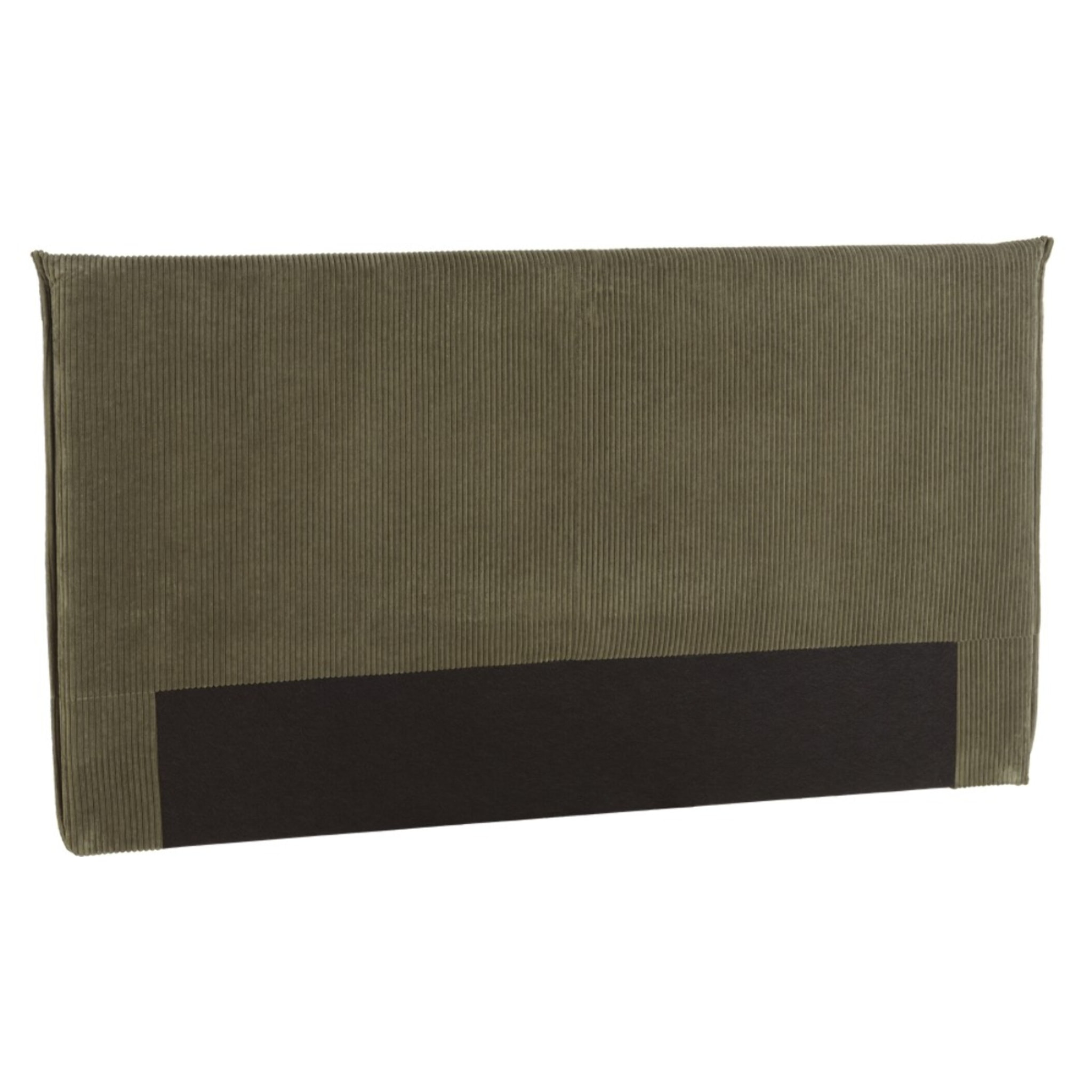 ARTHUR - Tête de lit rembourrée pour lits 160/180cm velours côtelé vert