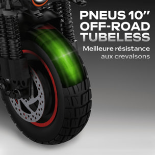 UrbanGlide E-Cross Pro Boost 2 – Trottinette électrique tout-terrain 10 pouces