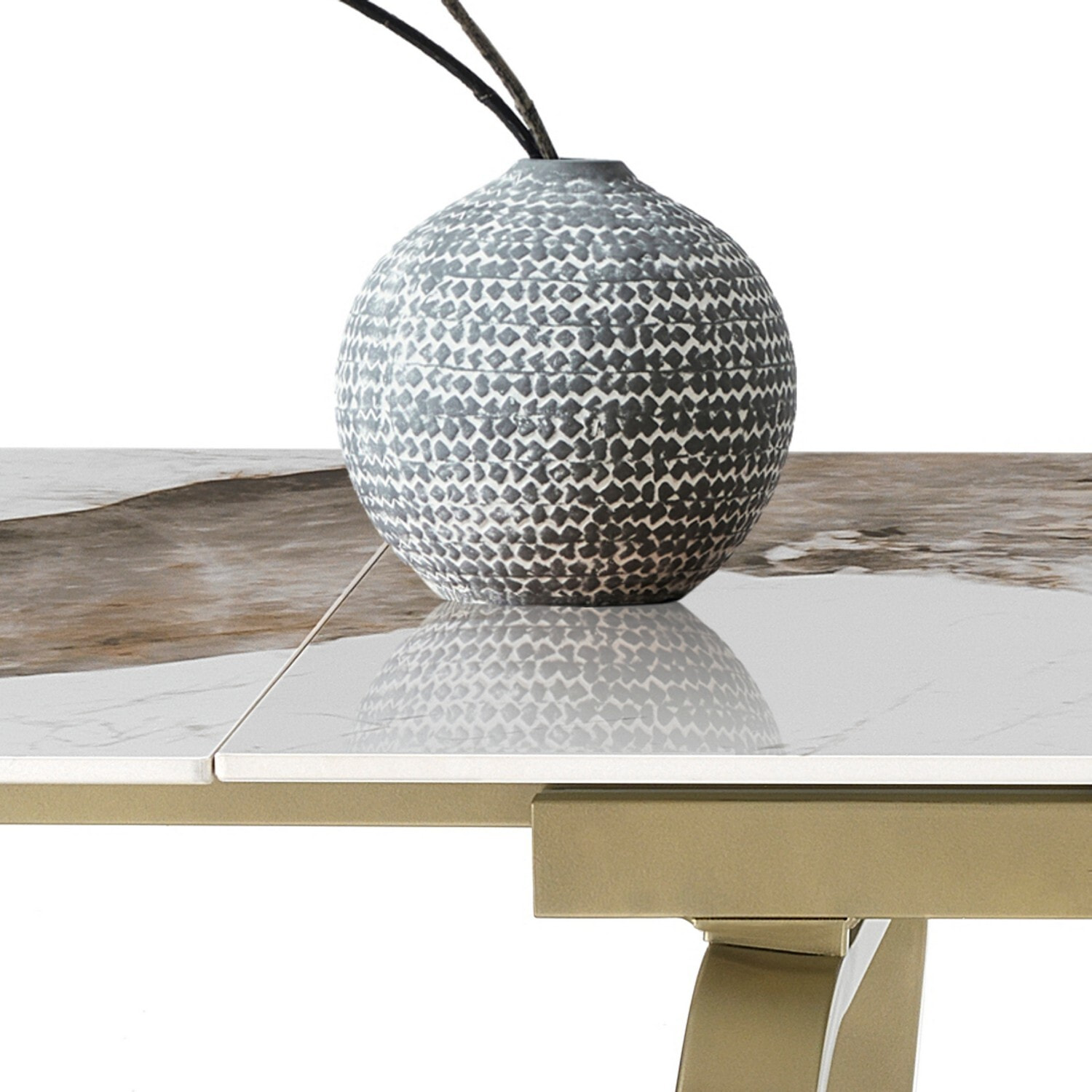 Tomasucci Table extensible TRUST ONICE GOLD