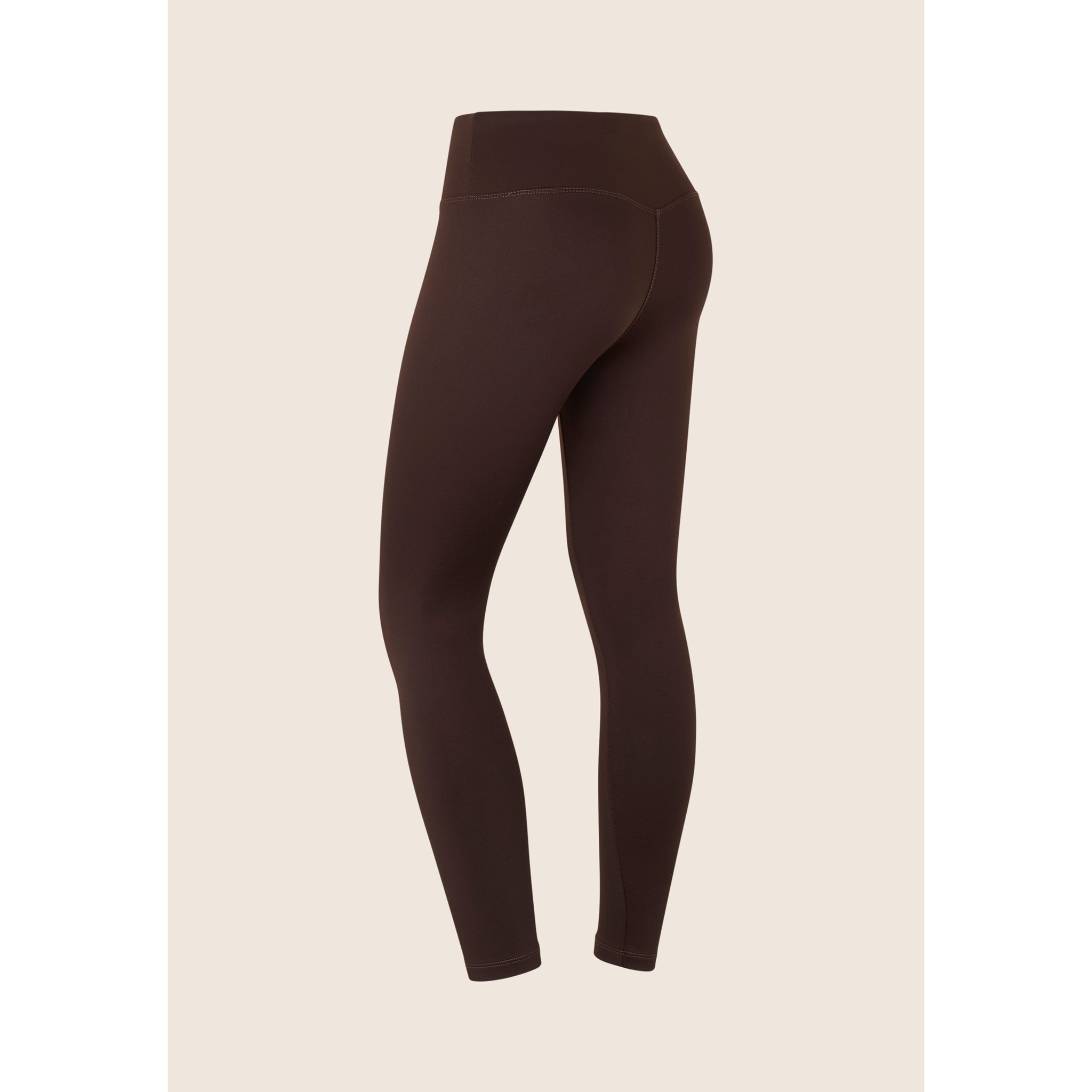 Leggings Sportivi 7/8 Total Black con Vita Alta