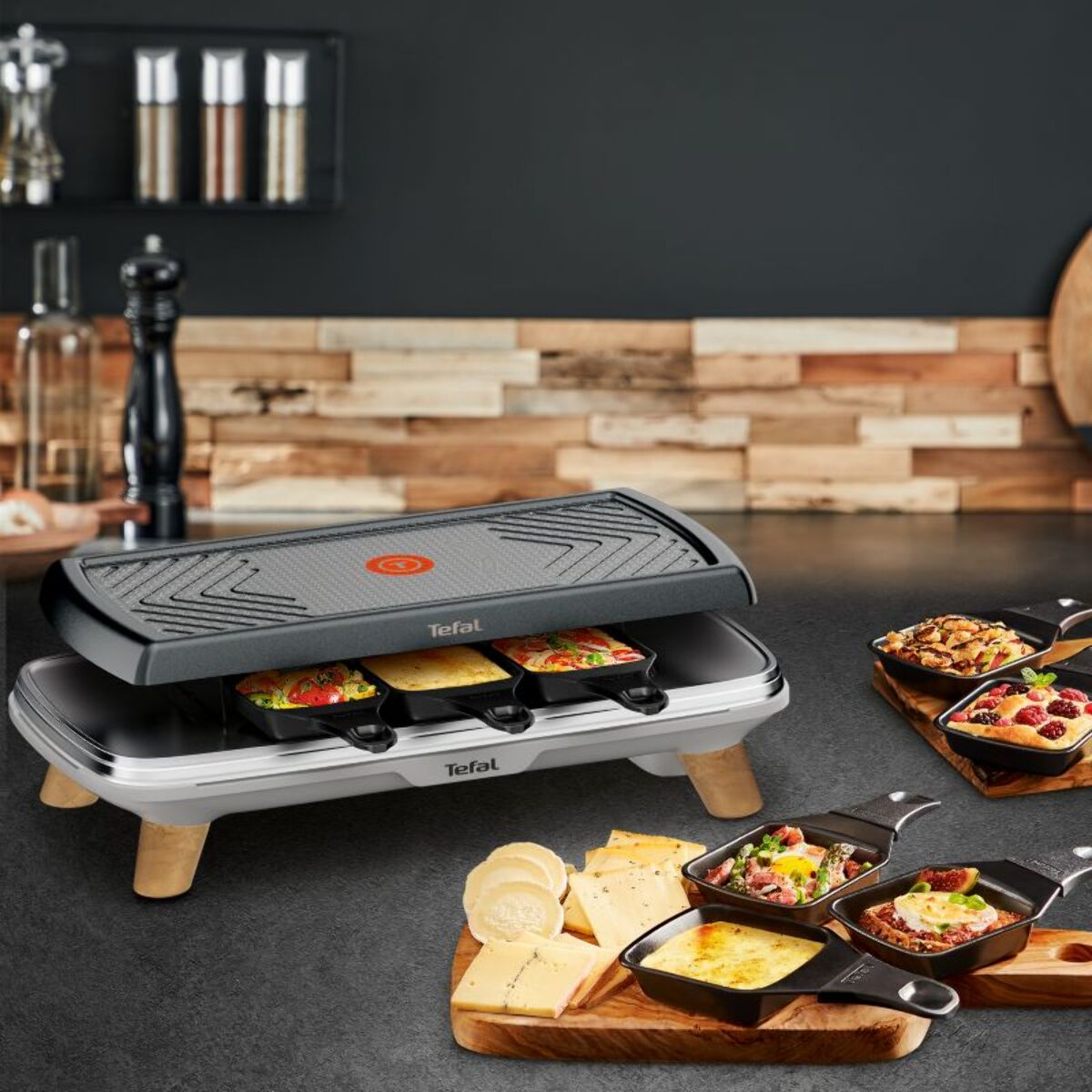 Raclette TEFAL Gourmet Grill Plancha RE610D12