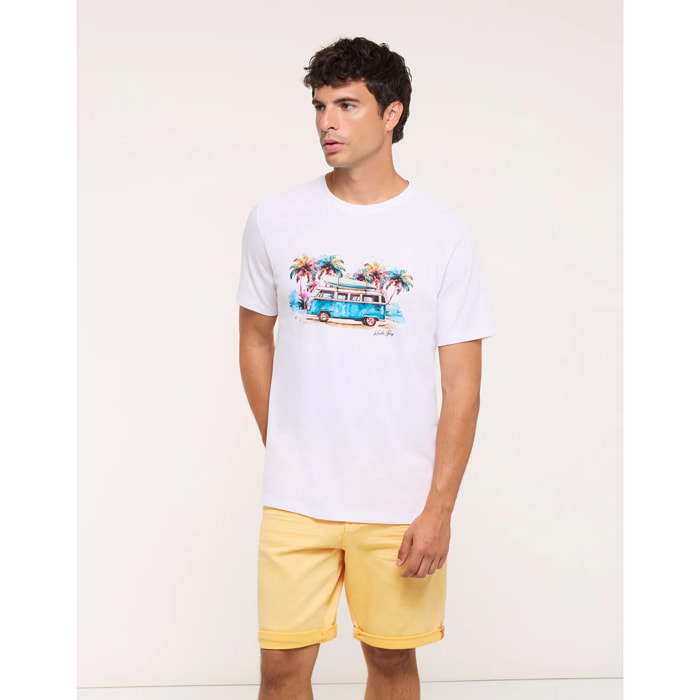 Camiseta Manga Corta Blanco - Vansi