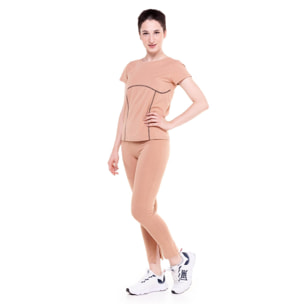 T-Shirt da donna a bustino Earth Tones