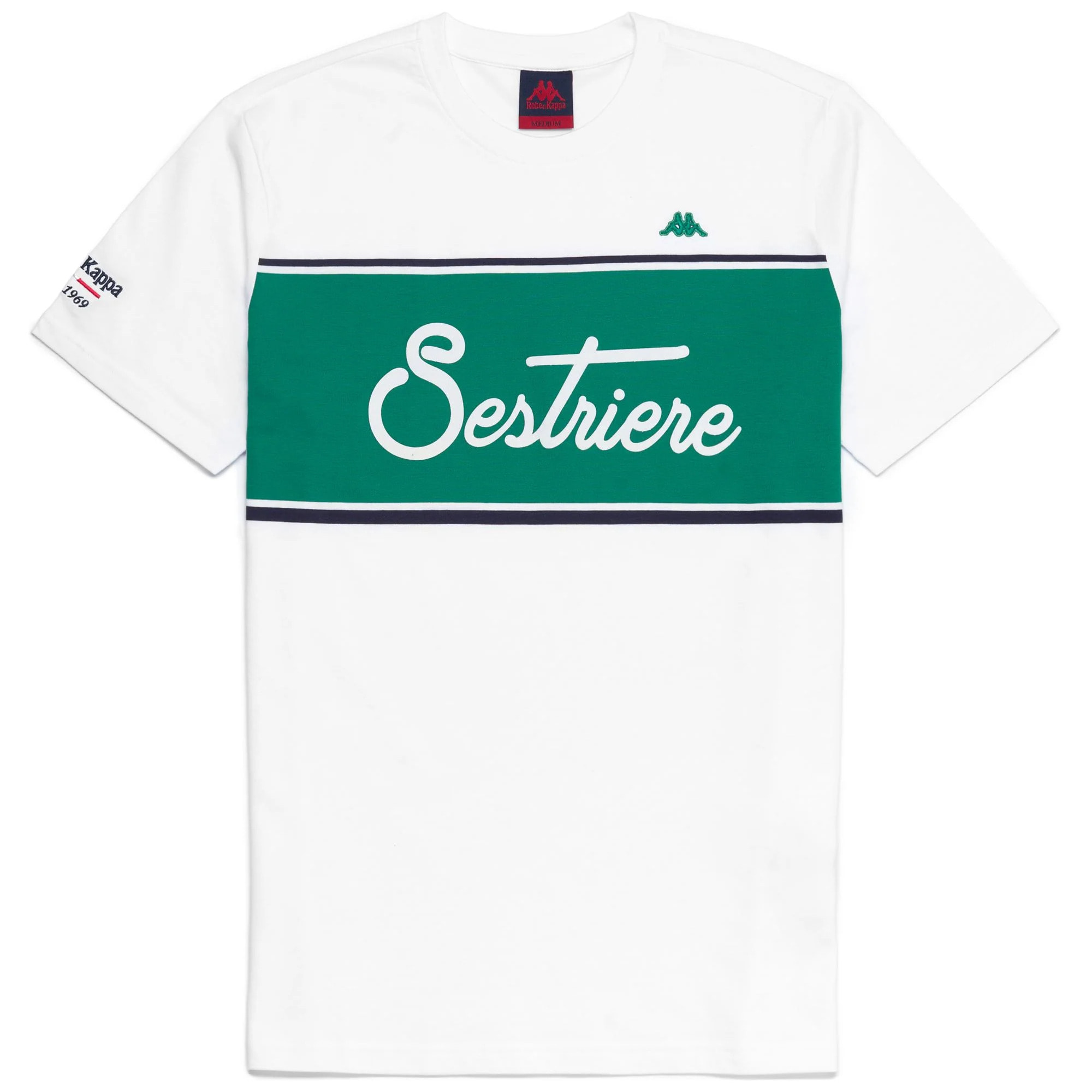 Kappa - T-Shirts & Top Uomo Bianco - Eroi Tee Sestriere Striped