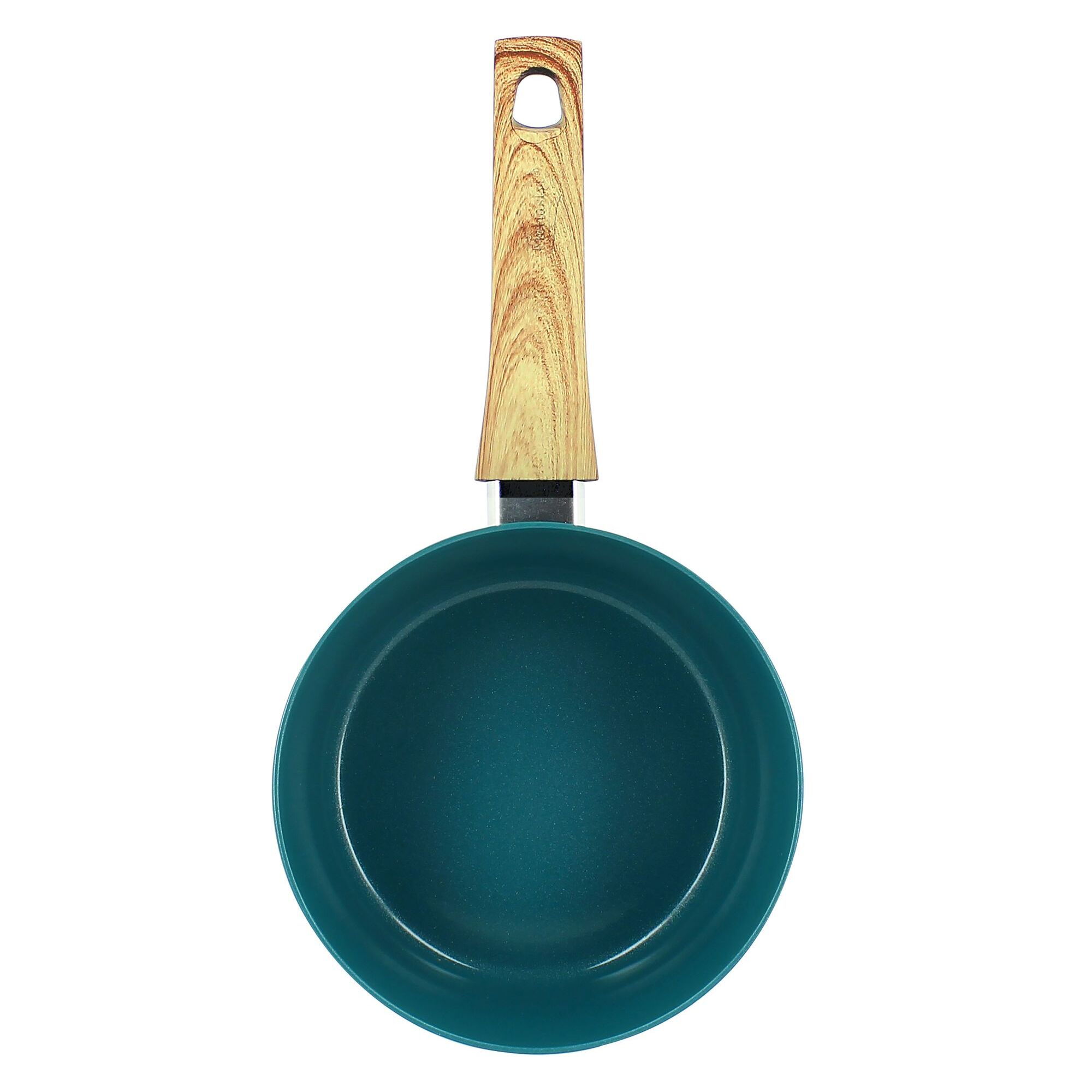Casserole 20cm en aluminium recyclé bleu canard - tous feux COLORAMA