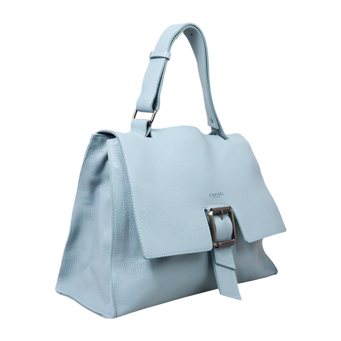 Borsa a spalla Cheval Firenze Mirach Azzurro