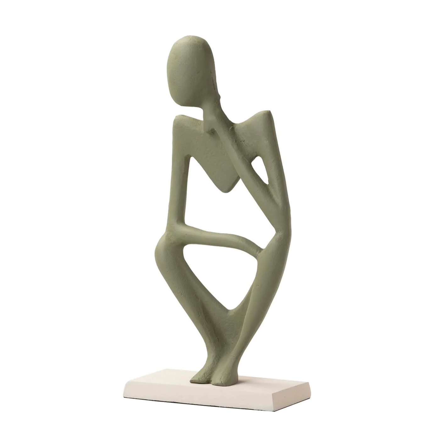 Figura Aluminio Verde 17x10x37 Cm