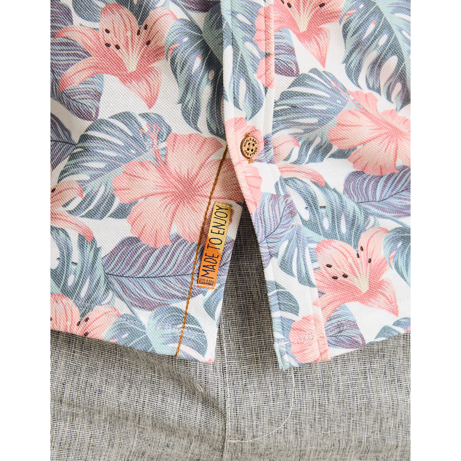 Camisa Manga Corta Azul - Thorned