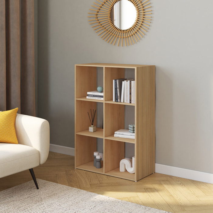 Meuble de rangement cube Faustine 6 cases