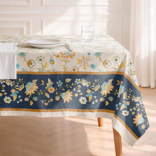 Nappe anti-taches ELARA BEIGE - en 100 % coton