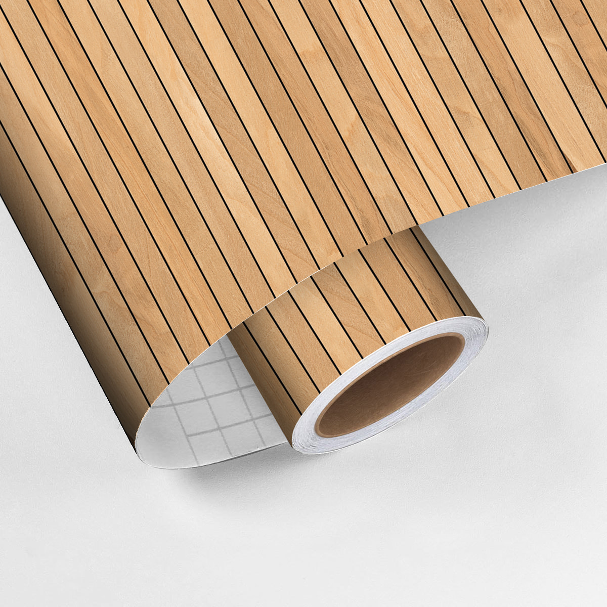 Rouleau revêtement adhésif vinyle au mètre - Sticker mural tête de lit - BOIS SCANDINAVE