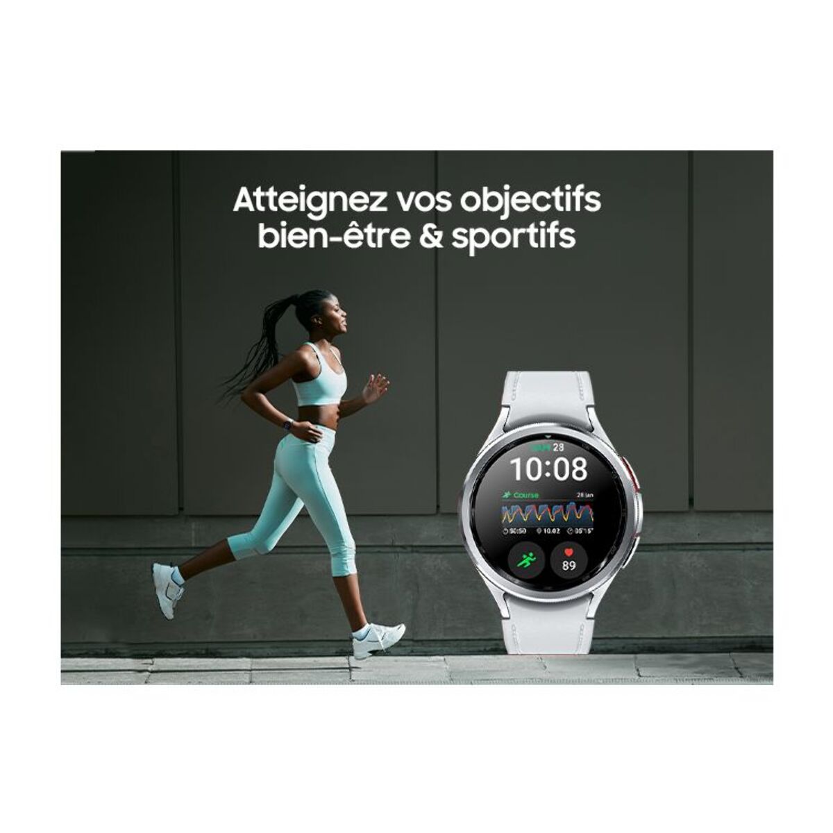 Montre connectée SAMSUNG Galaxy Watch6 Classic BT Argent 47mm