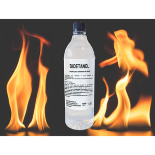 Combustible Etanol de origen natural con aroma. Botella de 1L BOT-MANDARINA FIRSTLINEEUROPA  W