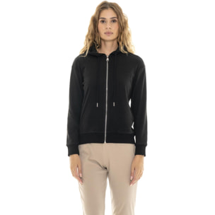 Sudadera de mujer de invierno con capucha y cremallera "Relaxed"