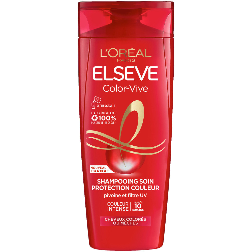Lot de 12 - L'Oréal Paris Elseve Color Vive Shampooing Soin Cheveux Colorés 350ml