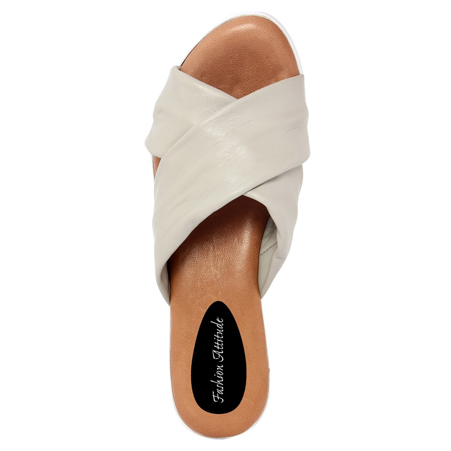 SANDALO IN PELLE MADE IN ITALY FASHION ATTITUDE COLORE COLORE Grigio