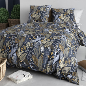 Parure housse de couette imprimé 100% coton - emali