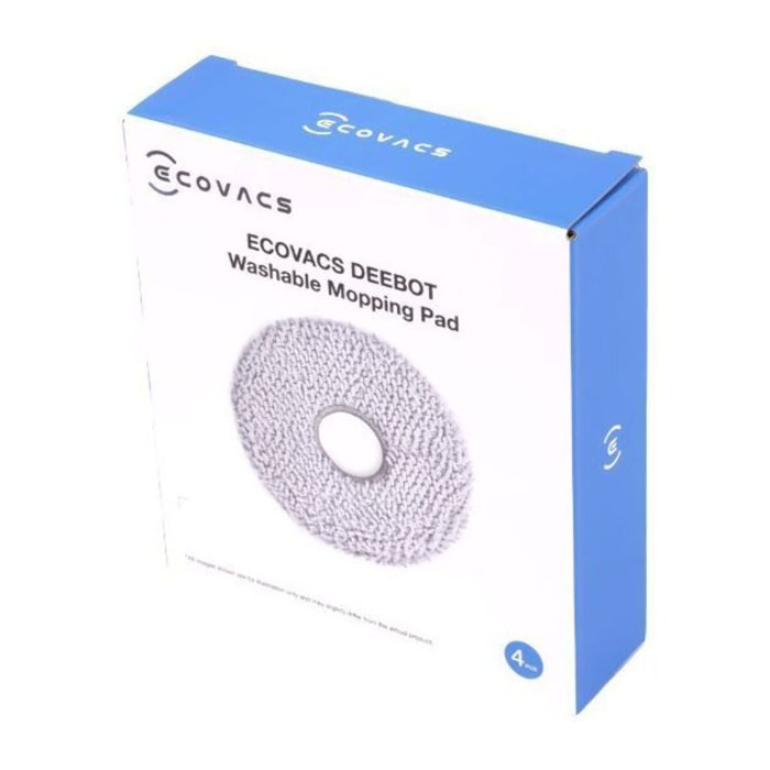 Lingettes et serpillères ECOVACS Lavage microfibre nettoyage sols robot Deebot T30 Pro Omni