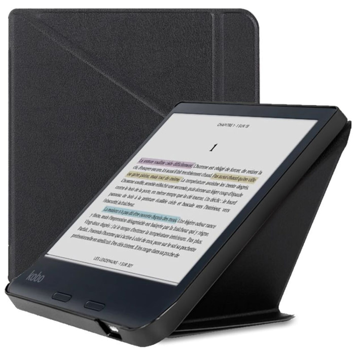 Etui IBROZ Origami Kobo Libra Colour 2024 noir