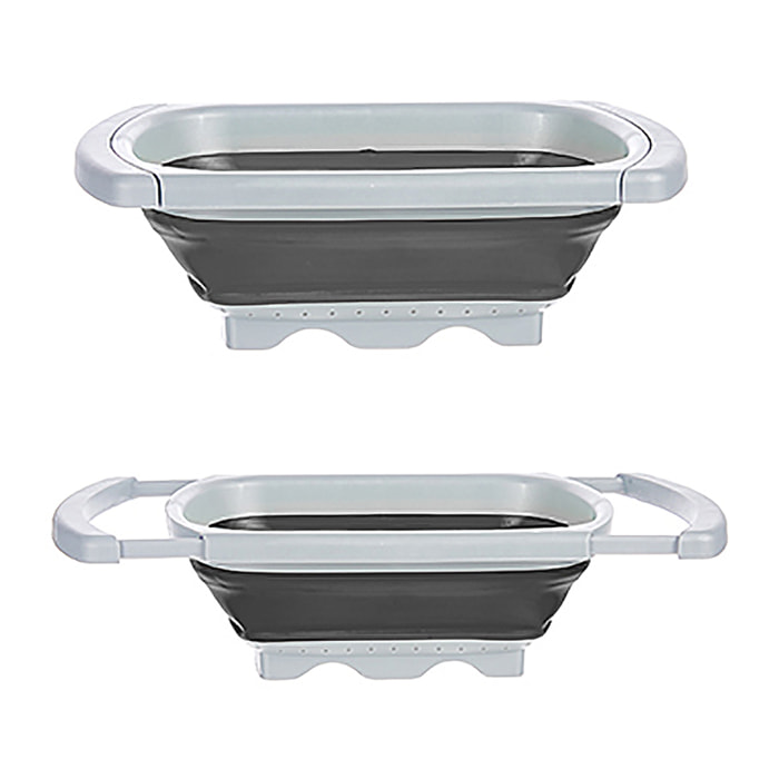 Colapasta rettangolare pieghevole e regolabile.