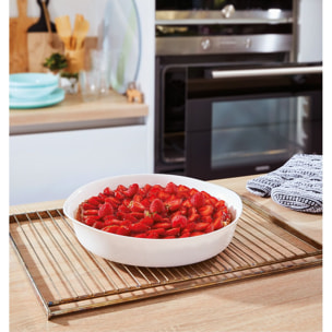 Plato para tarta blanco 28 cm Smart Cuisine Carine - Luminarc