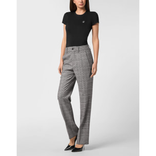 PHILIPP PLEIN Long Trousers Prince of Wales