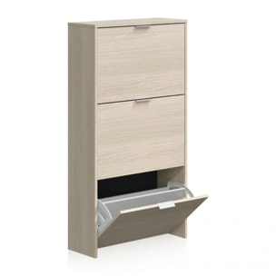 Zapatero Remi de 3 puertas Roble