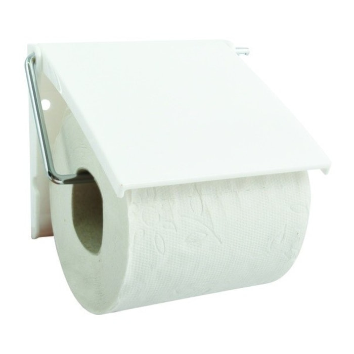 Porte rouleau papier wc mural Blanc MSV