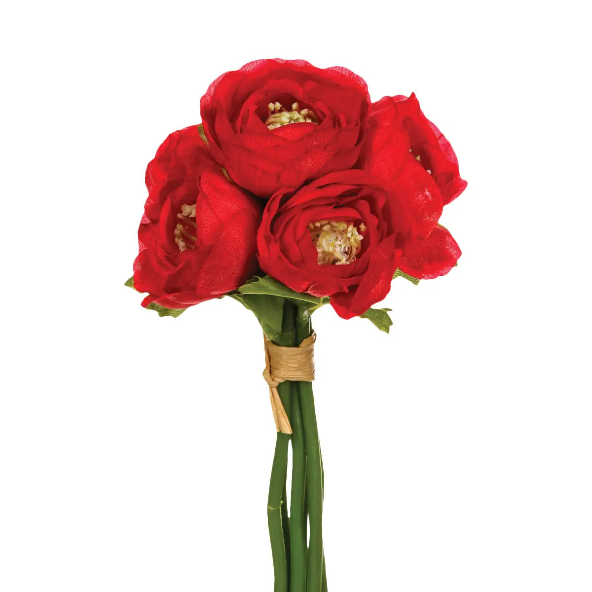 Bouquet 6 renoncules artificielles H25cm