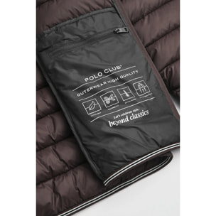 Giacca Chuck Embroidery cioccolato scuro con logo Rigby Go