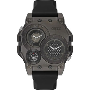 Reloj Guess GW0321G2 Hombre Analogico Cuarzo con Correa de Silicona